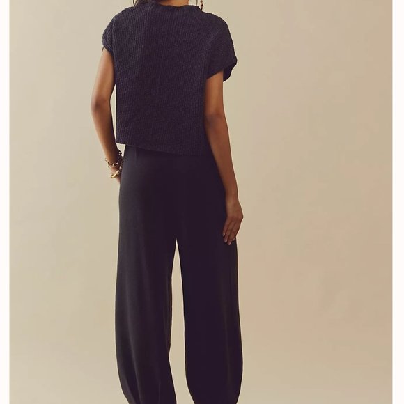 Free People Freya Sweater Set Small Black Charcoal Combo - Picture 10 of 10